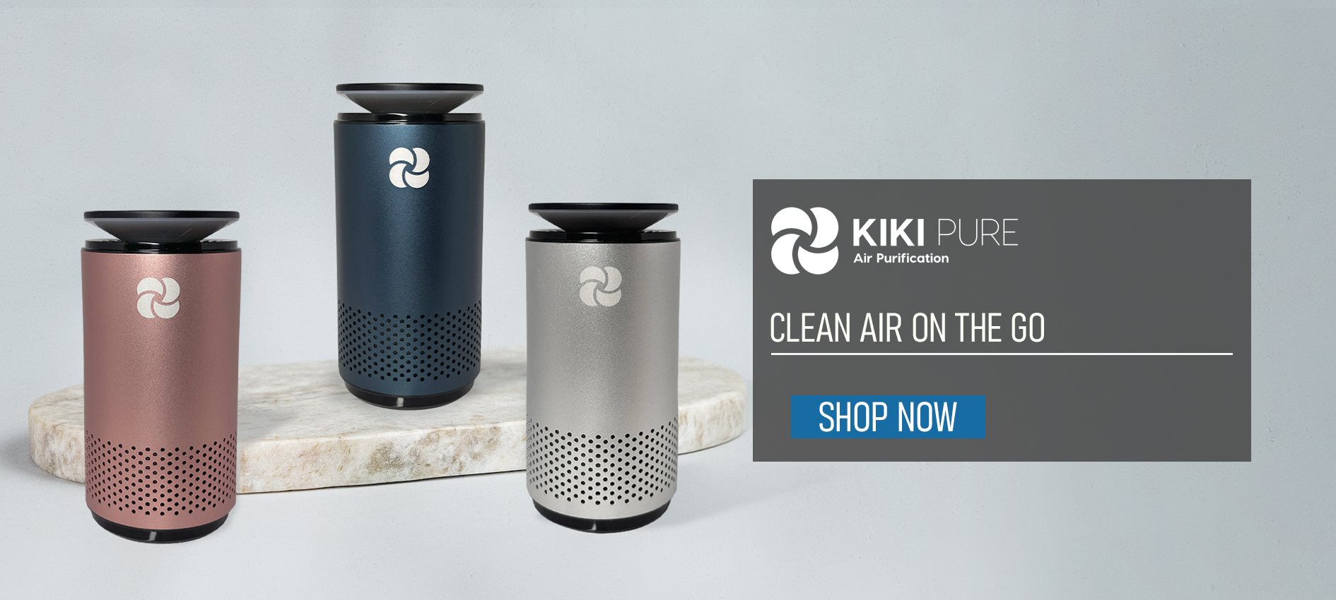 KIKI Pure - Clean Air on the Go! KIKI Pure Banner_ENG